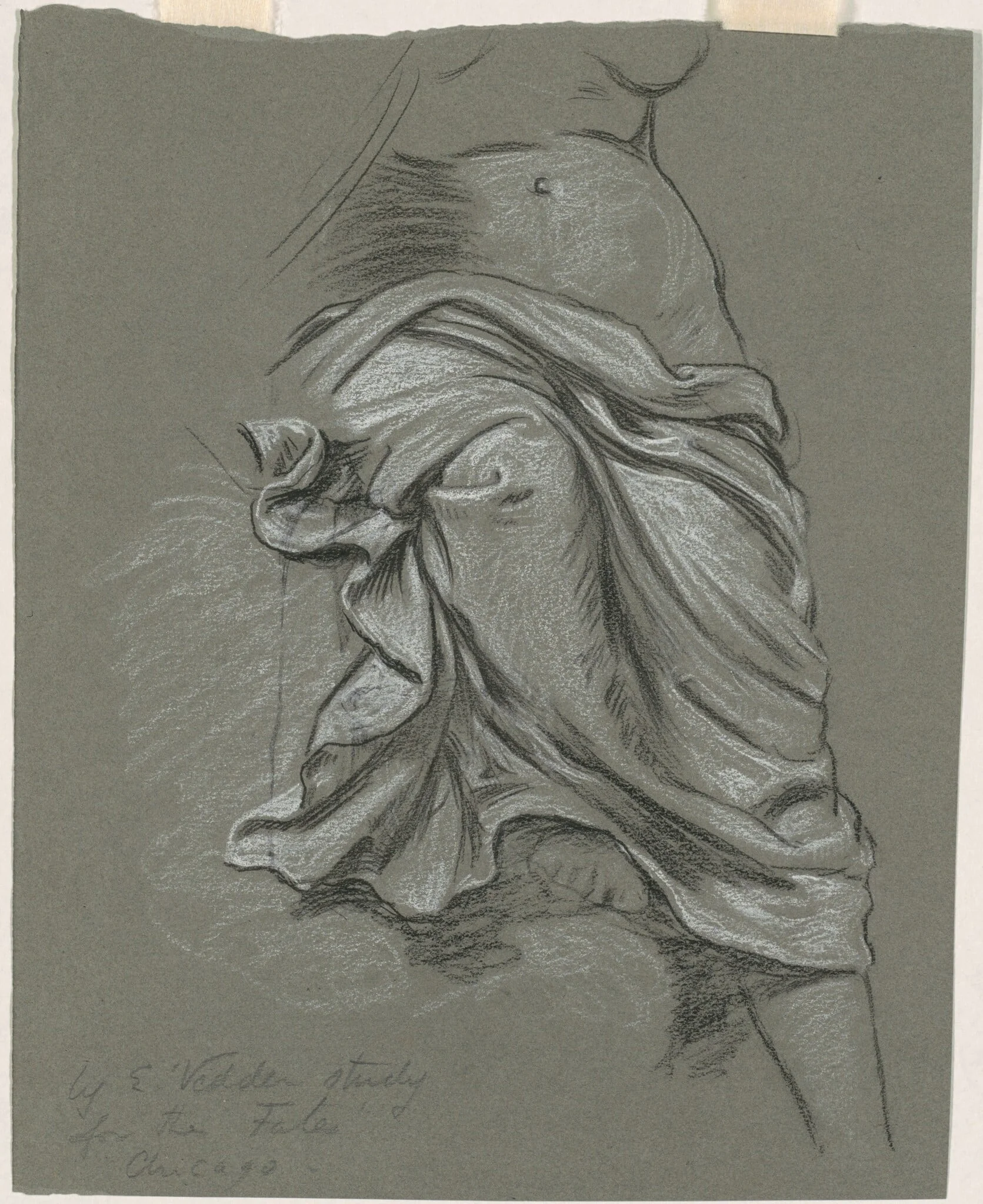 Study for "The Fates Gathering in the Stars", detail