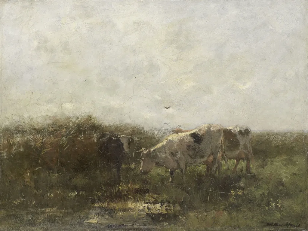 Koeien, by Willem Maris, oil, 1896