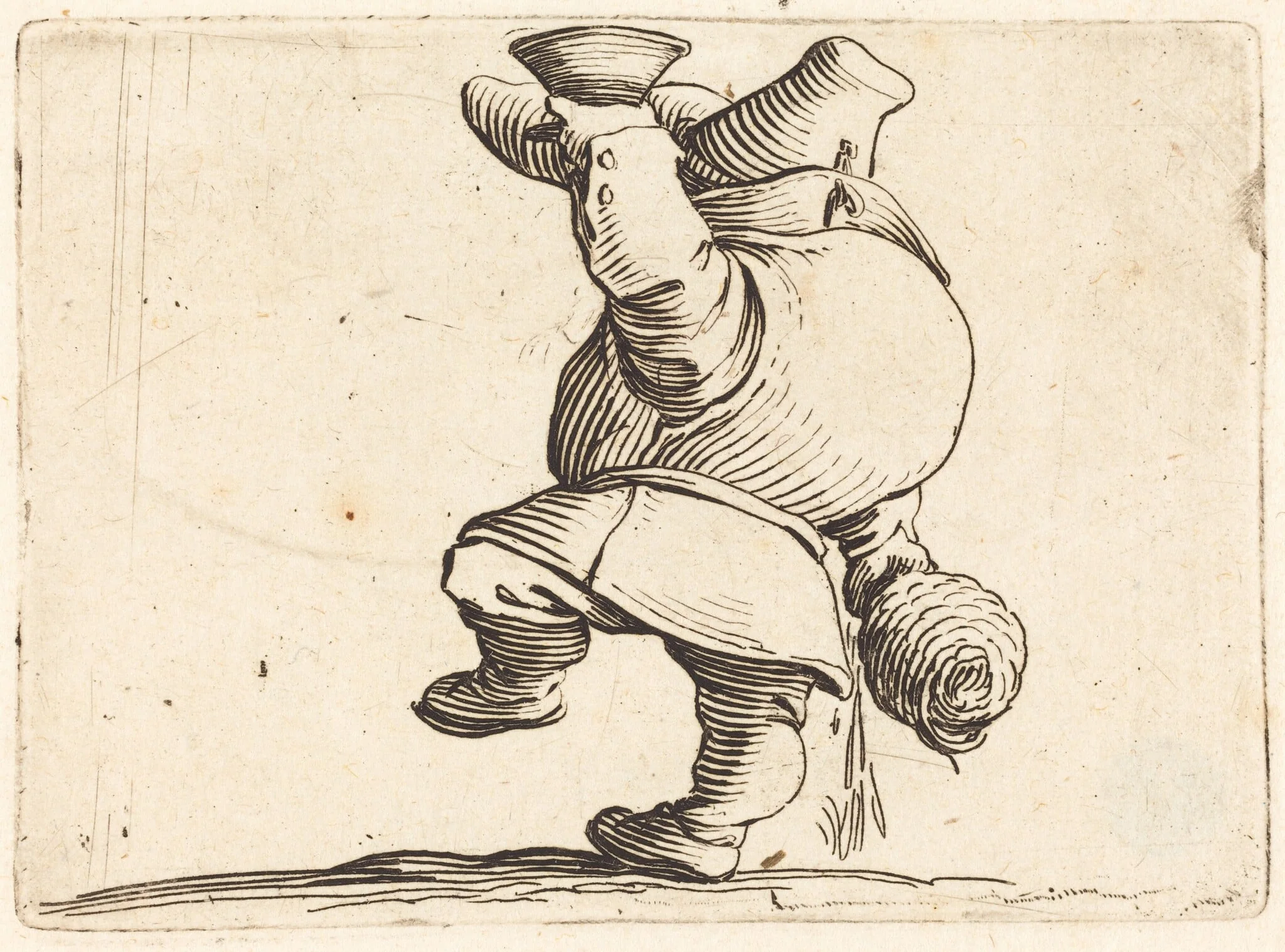 The Drinker, Back View, detail