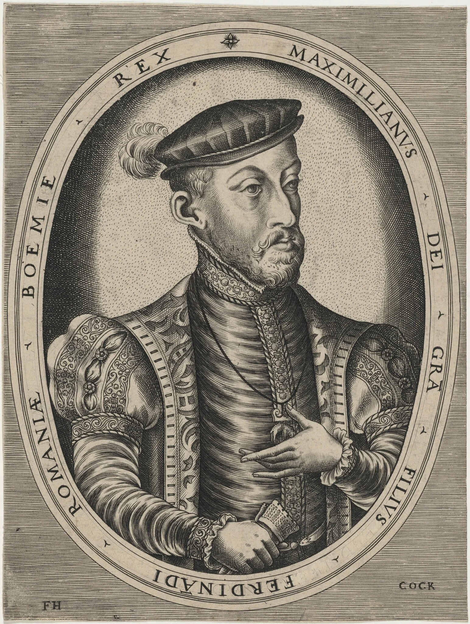 Maximilian II, Roman Emperor, detail