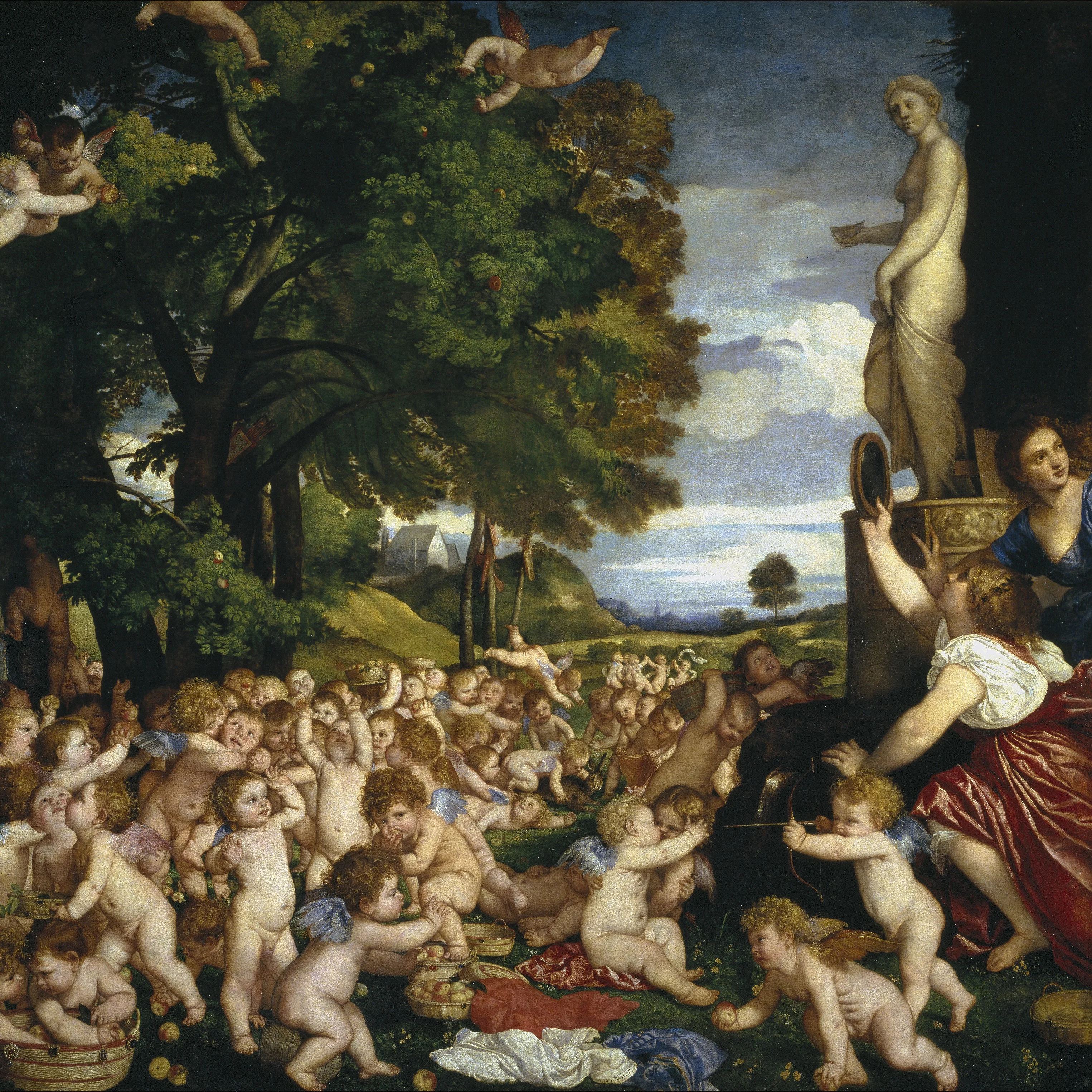 The Worship of Venus, detail