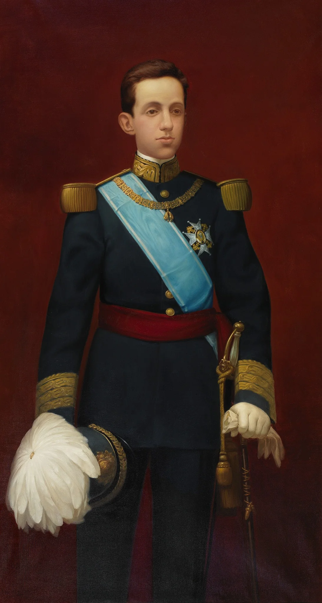 Alfonso XIII, detail