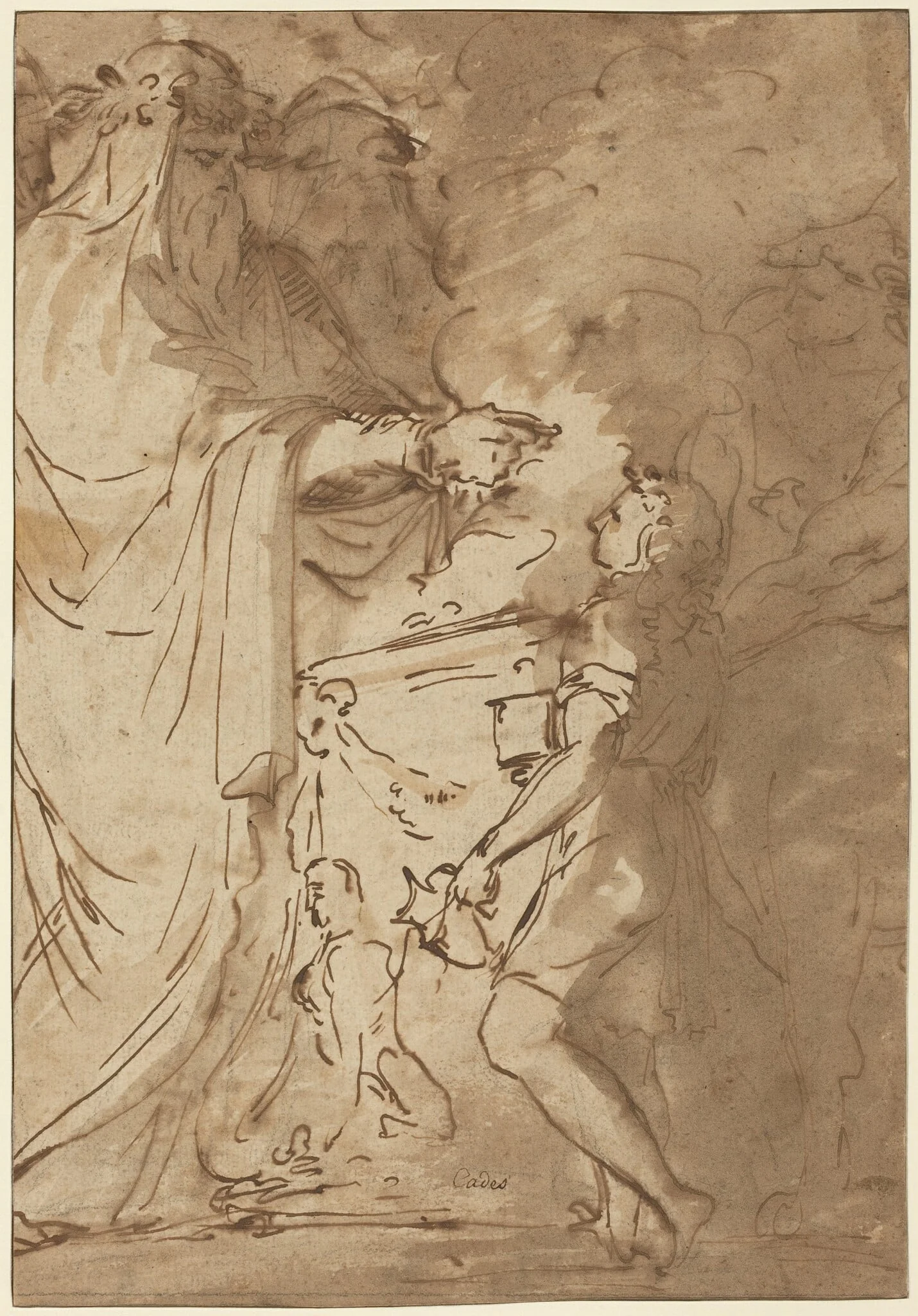 Sacrifice [recto], detail