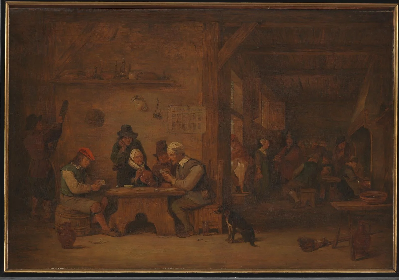 Interior of an Inn, detail