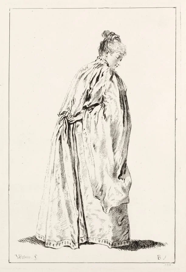 Woman Standing, detail
