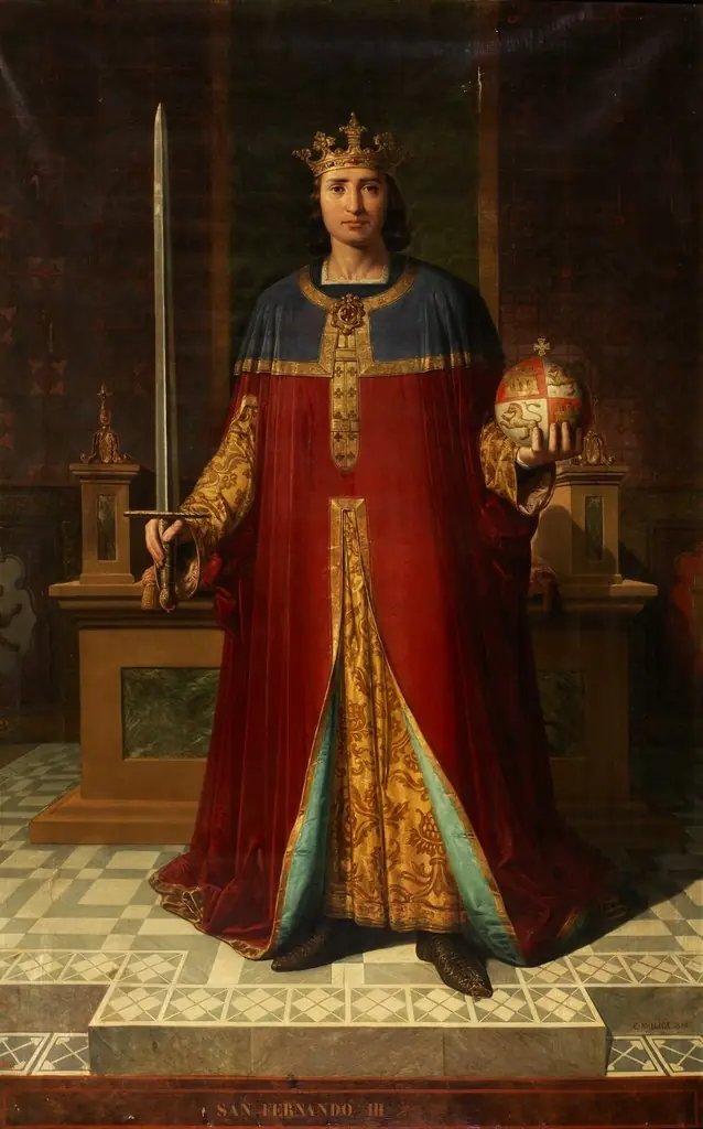 Fernando III El Santo, by Carlos Múgica y Pérez, oil, 1850