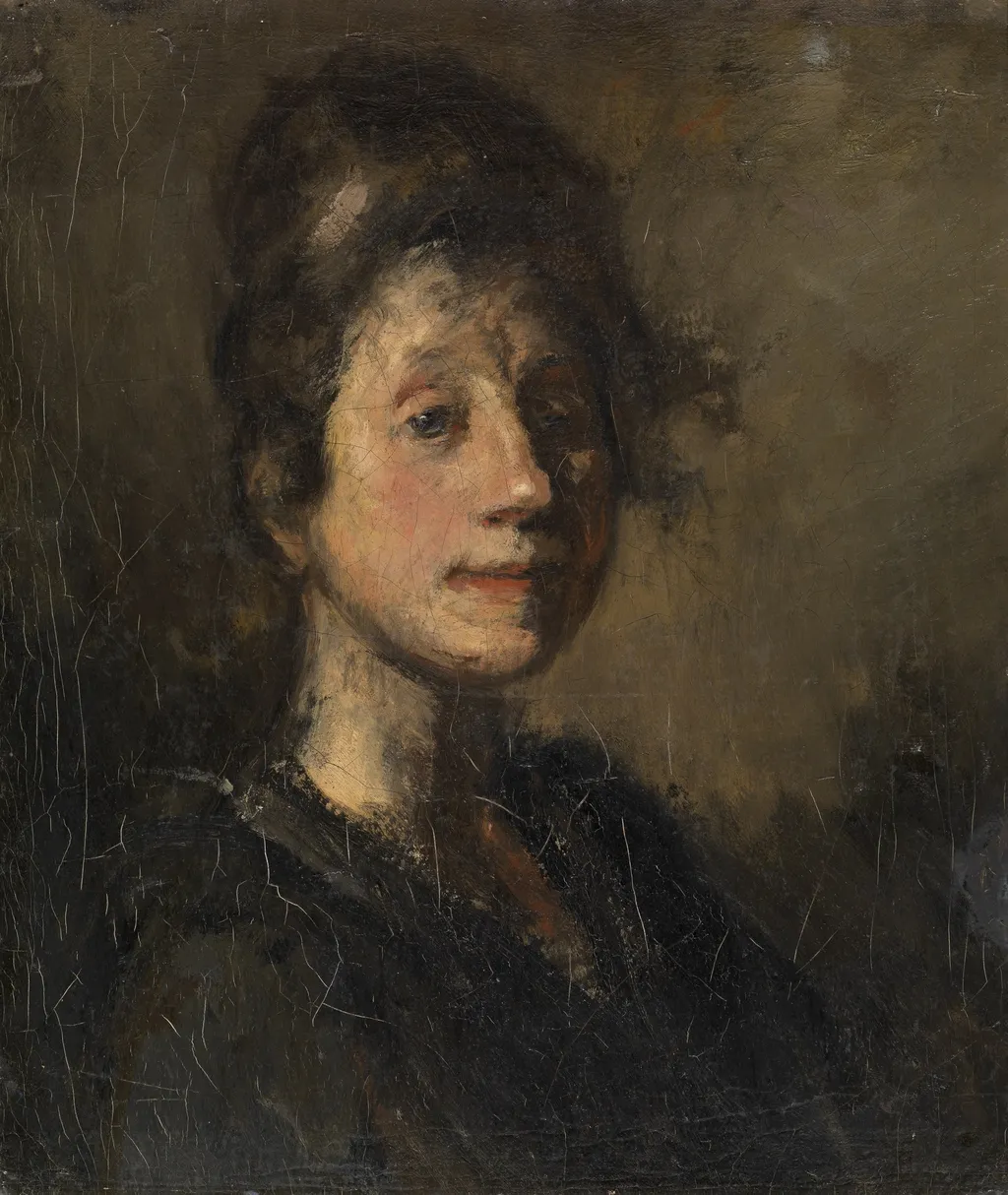 Malvina, by Jakob Smits, oil, 1900