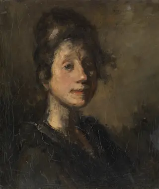 Malvina, by Jakob Smits, oil, 1900