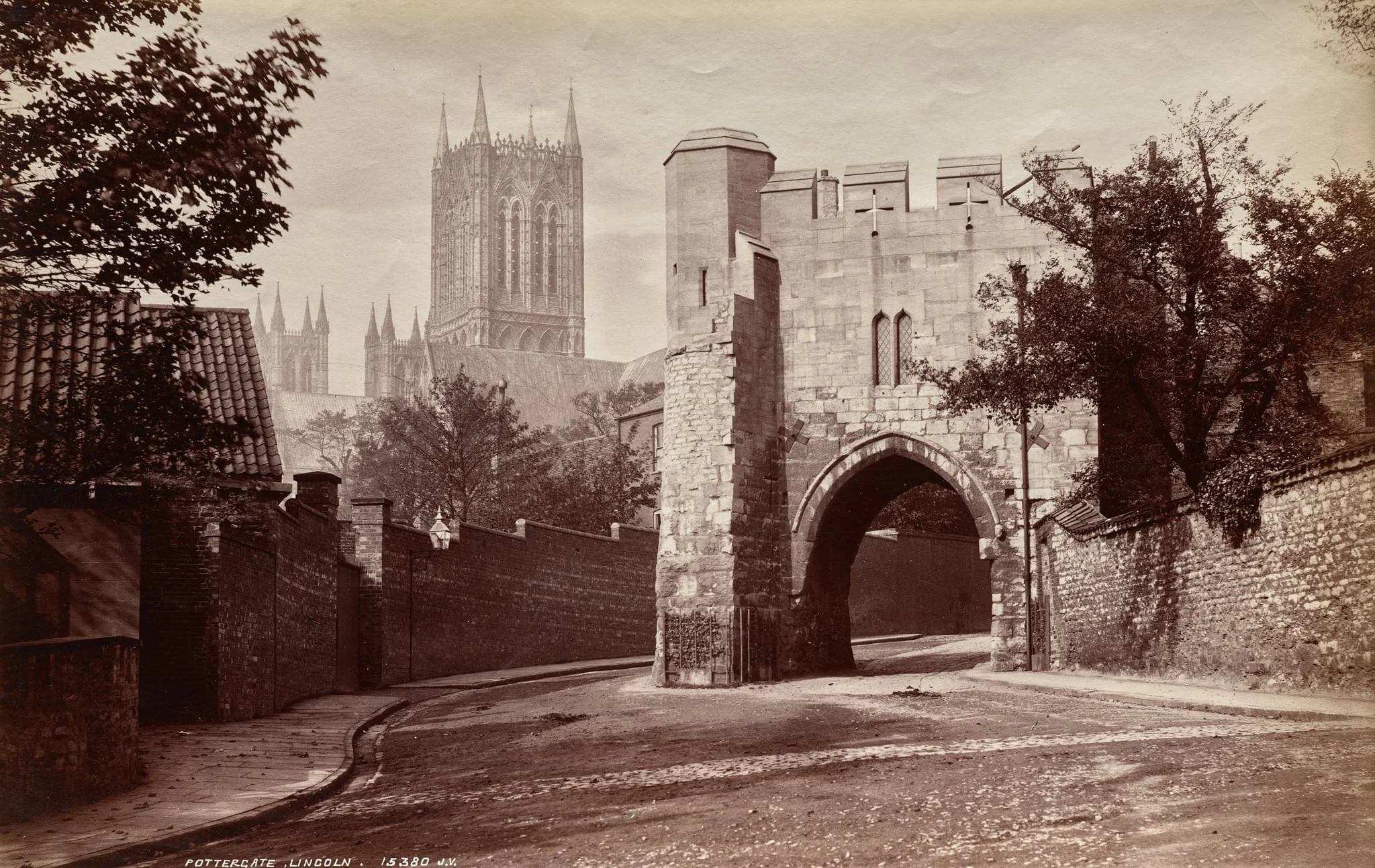 Pottergate, Lincoln, England, detail
