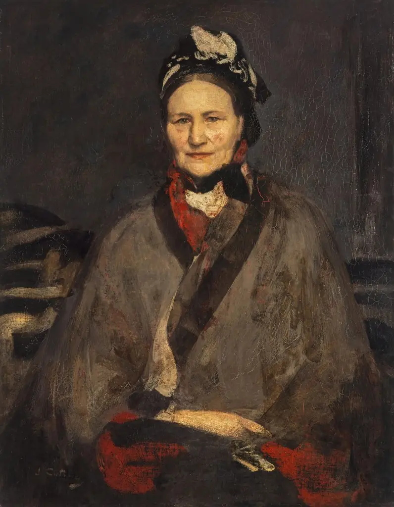 The Artist's Mother (Anne Orr, Mrs John Guthrie, 1817 - 1896), by James Guthrie, oil, 1897