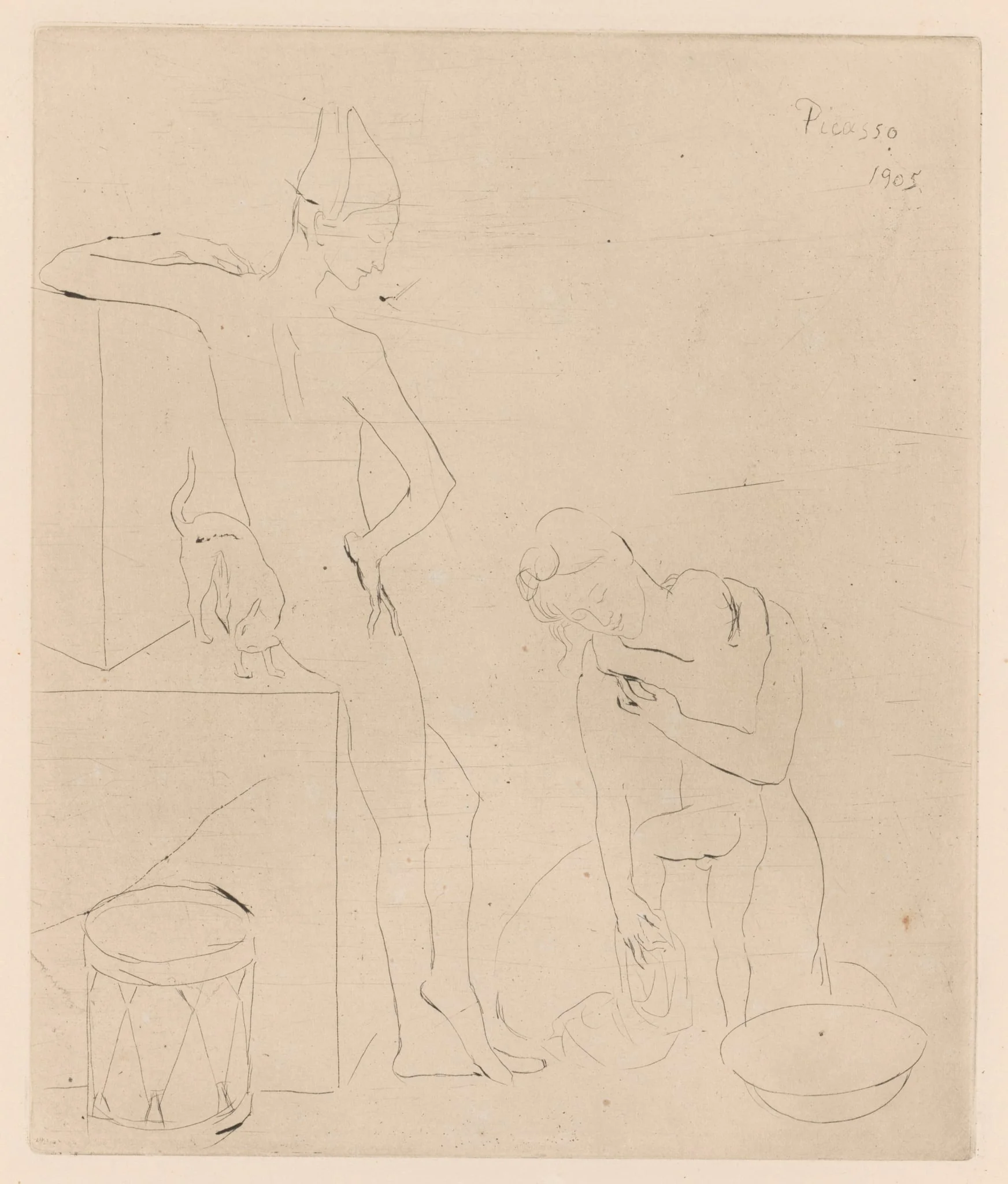 The Bath, detail