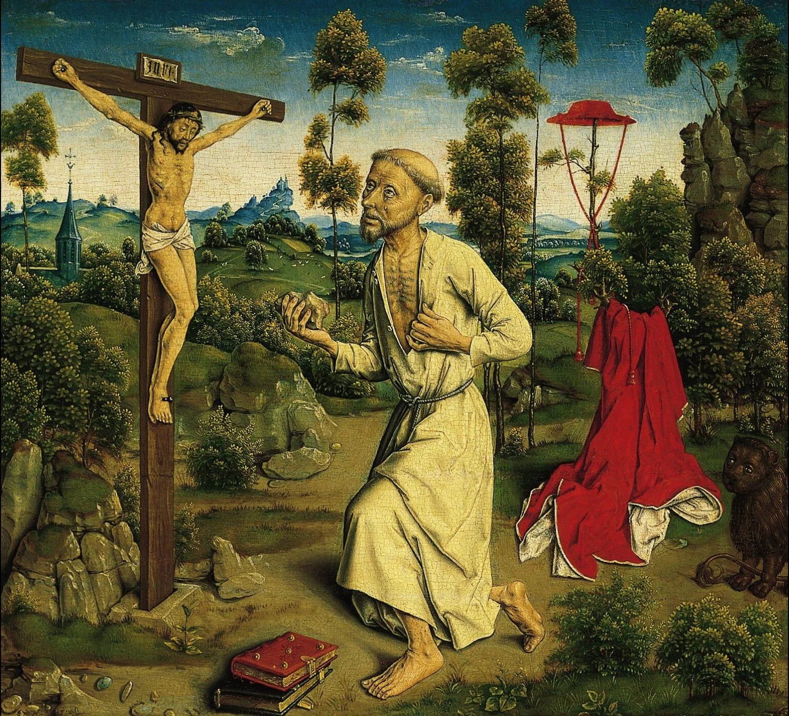 The Penitence of St. Jerome, detail