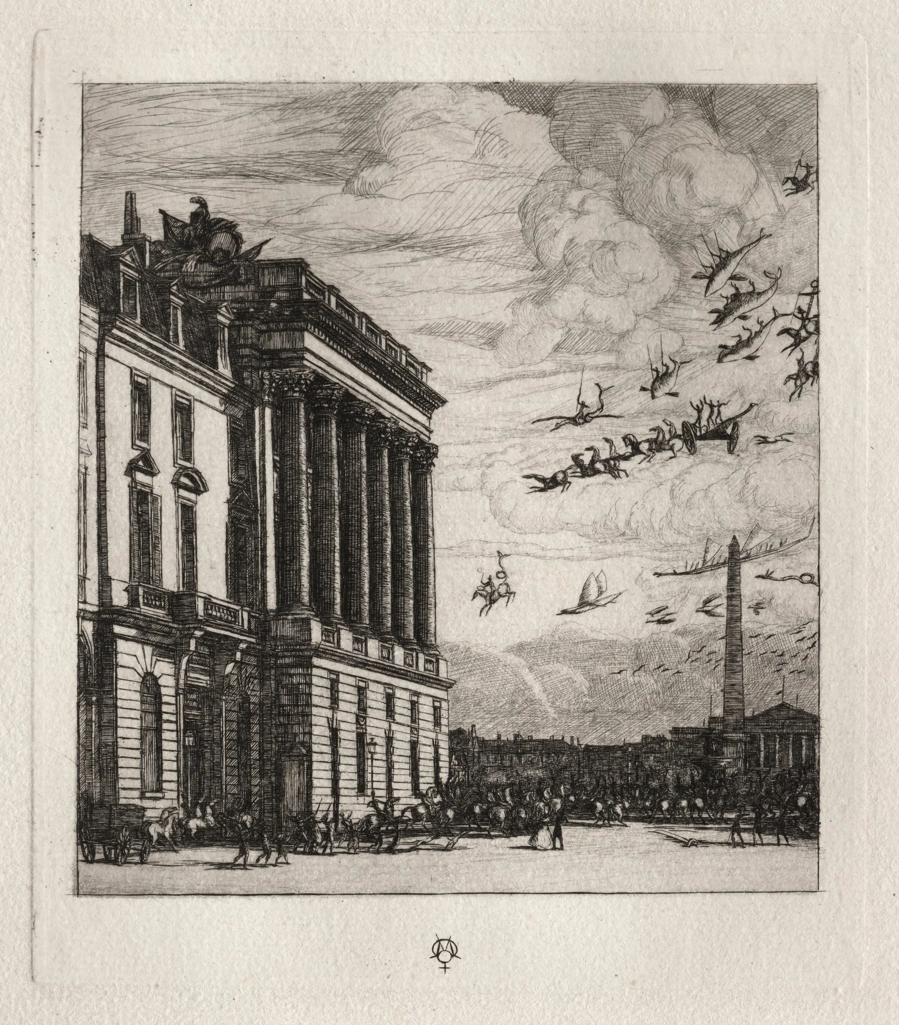 The Admiralty, Paris, detail