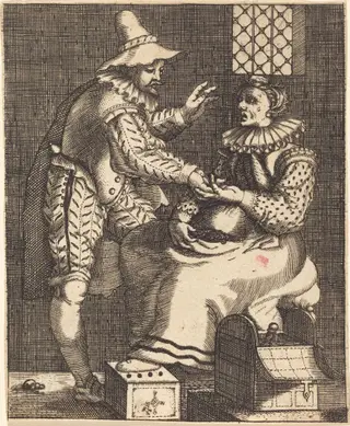Exempel und Lehr Jetziger Welt Lauf, by Andreas Bretschneider III, ink, 1622