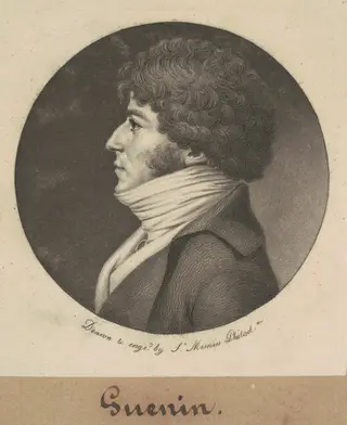 Guenin, by Charles B. J. Févret de Saint-Mémin, ink, 1803