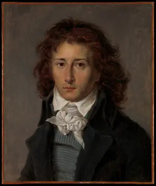 François Gérard (1770–1837), later Baron Gérard, by Antoine-Jean Gros, oil, 1796