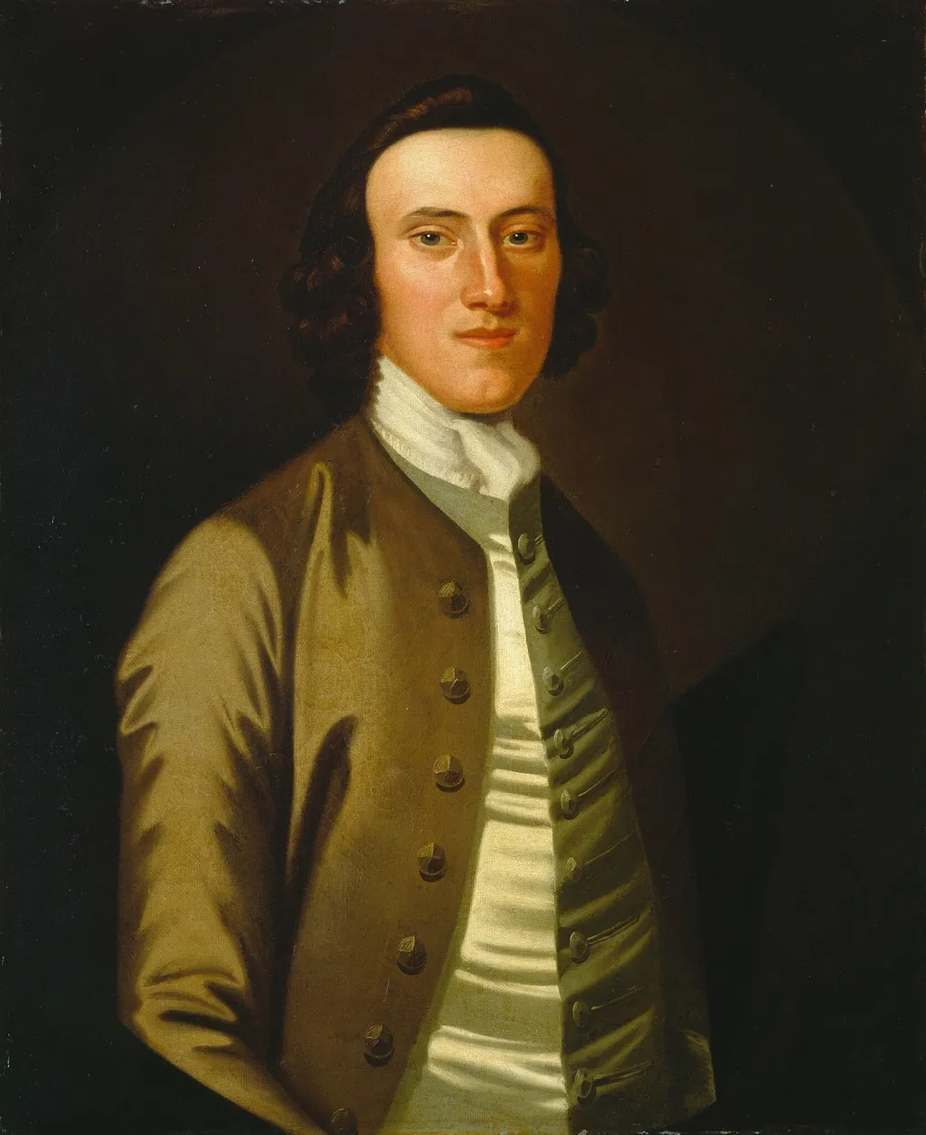 A Gentleman of the Morris Family, by John Wollaston, oil, 1750