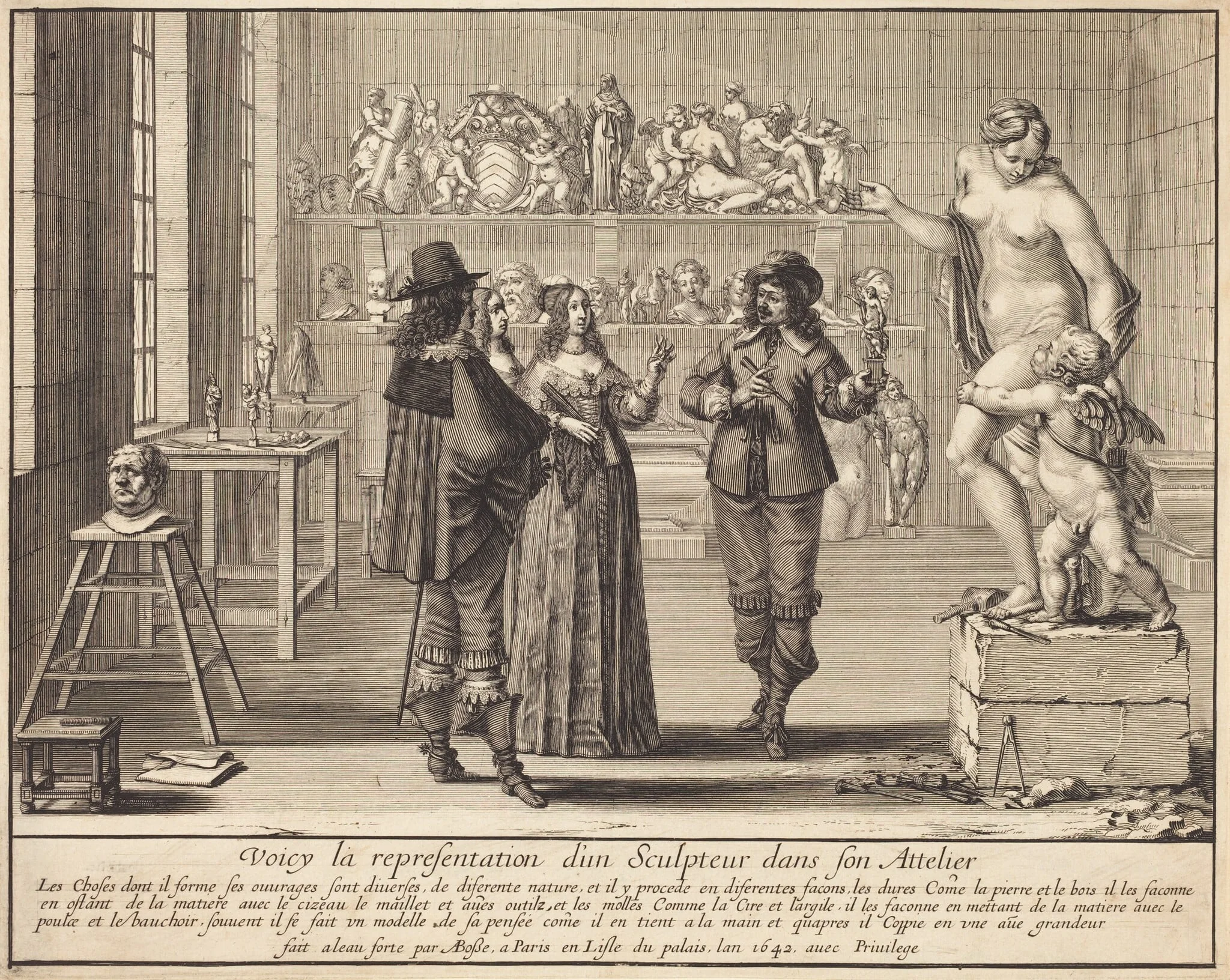 A Sculptor in His Atelier, detail
