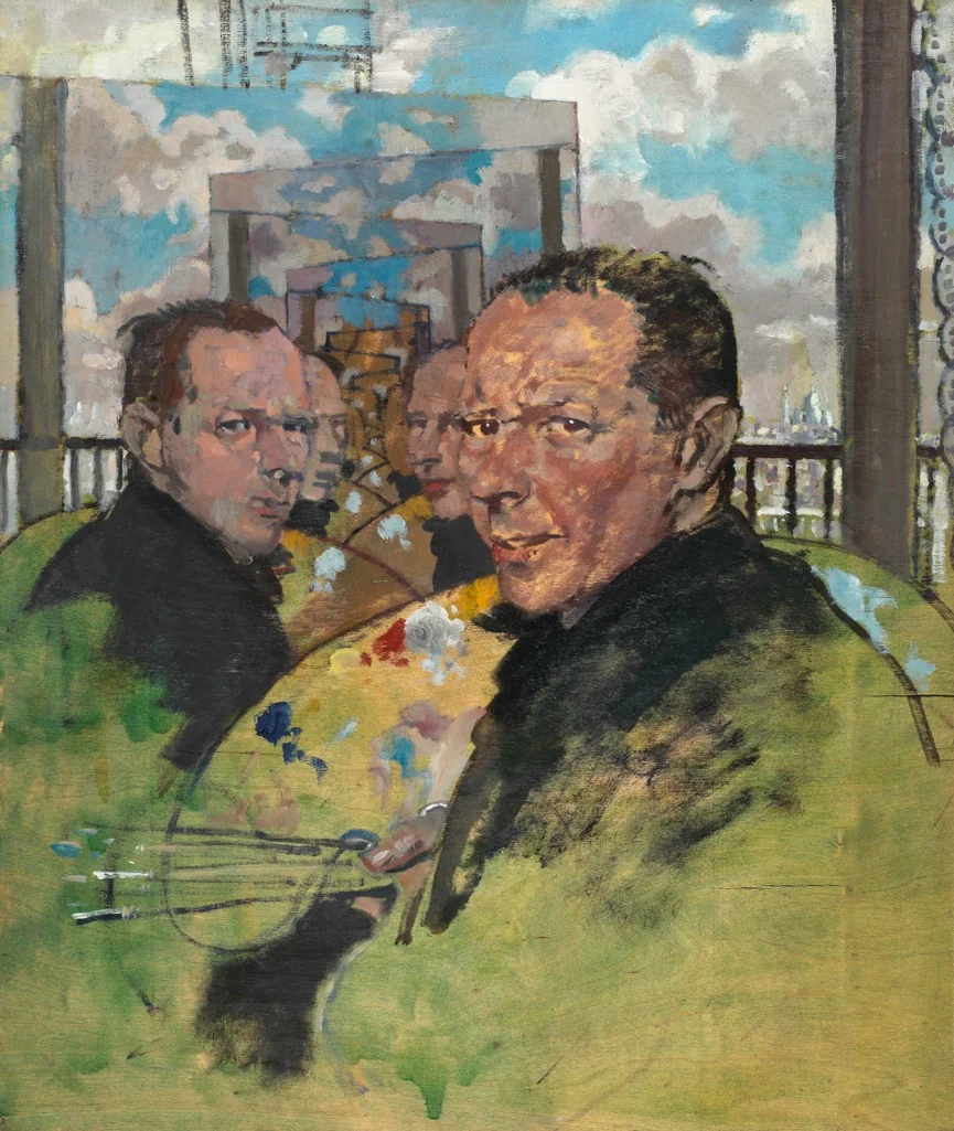 Self-portrait, detail