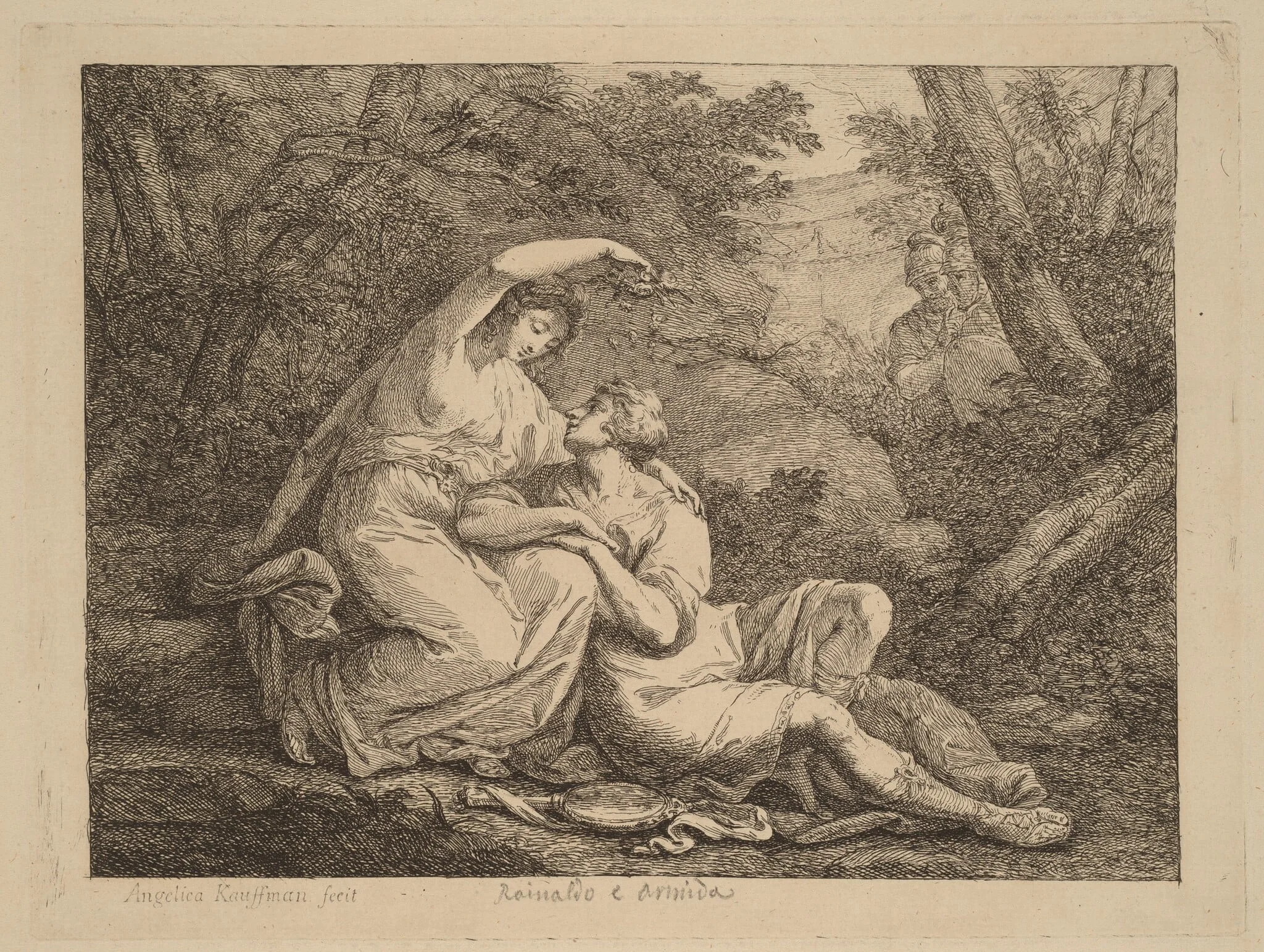 Rinaldo and Armida, detail