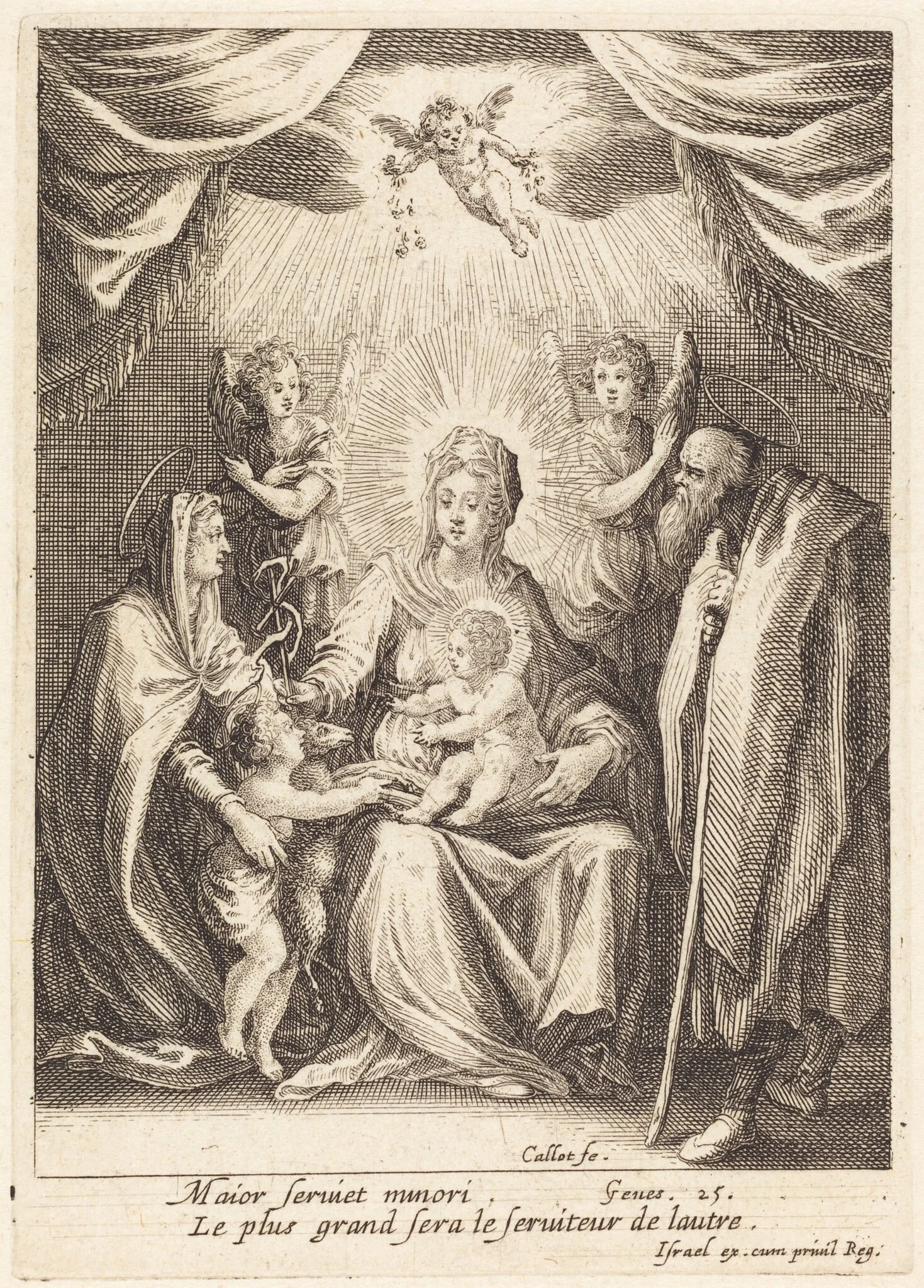 The Homages of the Infant Saint John, detail