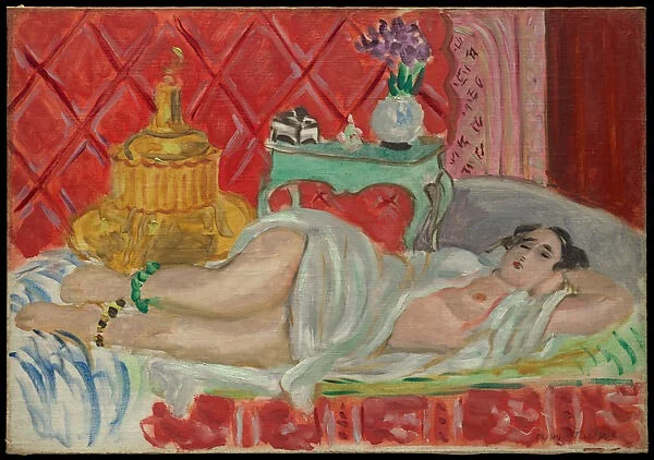 Odalisque, Harmony in Red, detail