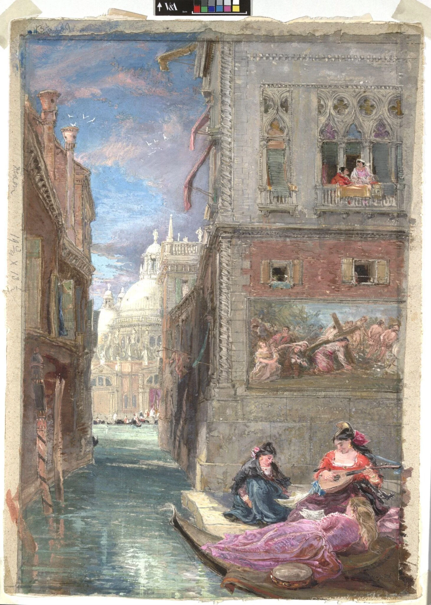 Canal at Venice, detail