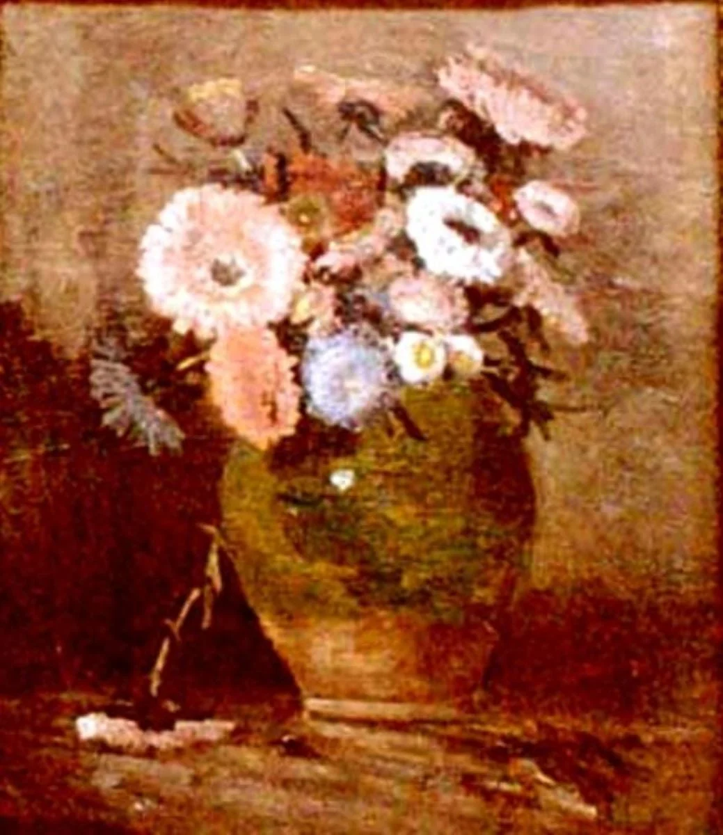 Flori în ulcică, detail