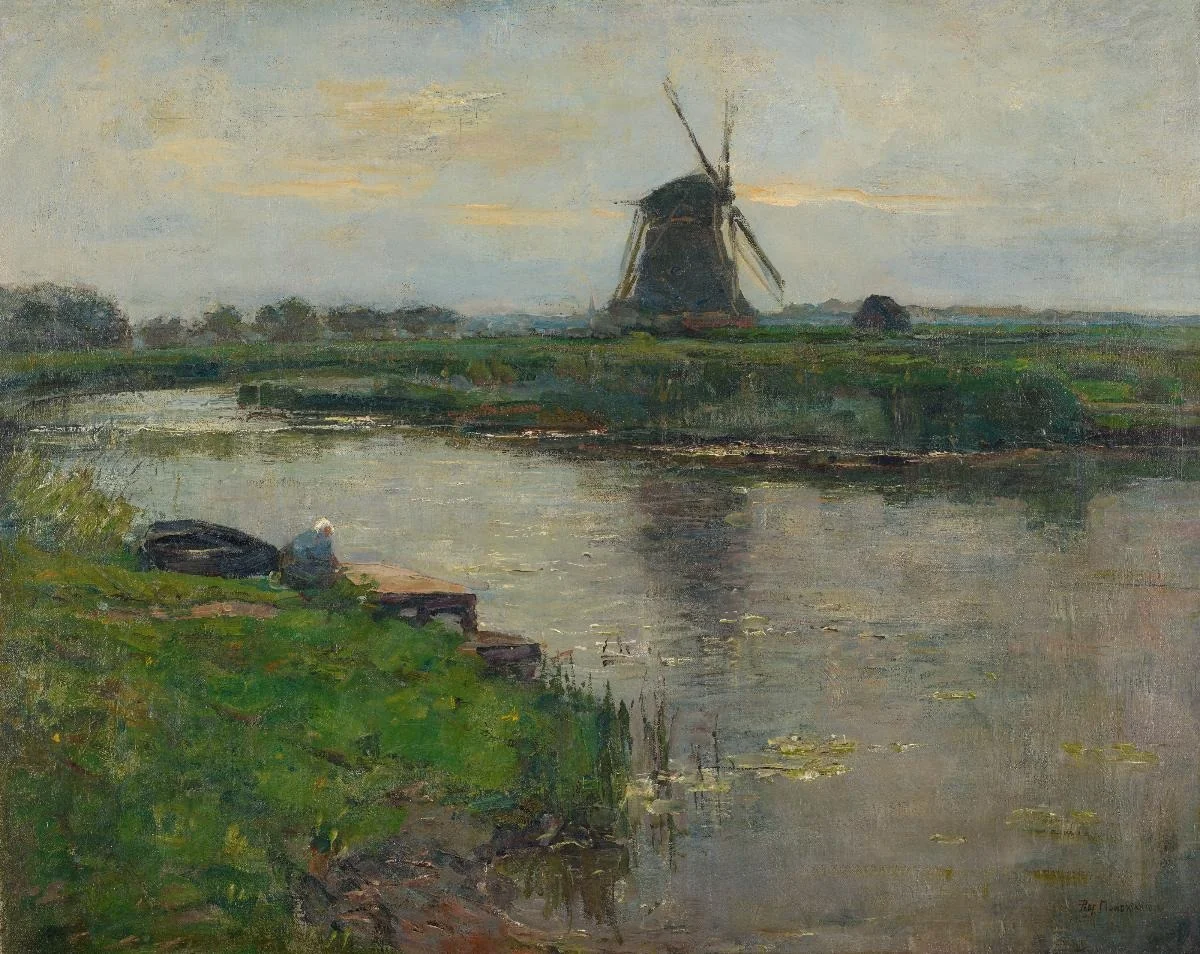 Windmühle an der Gein, detail
