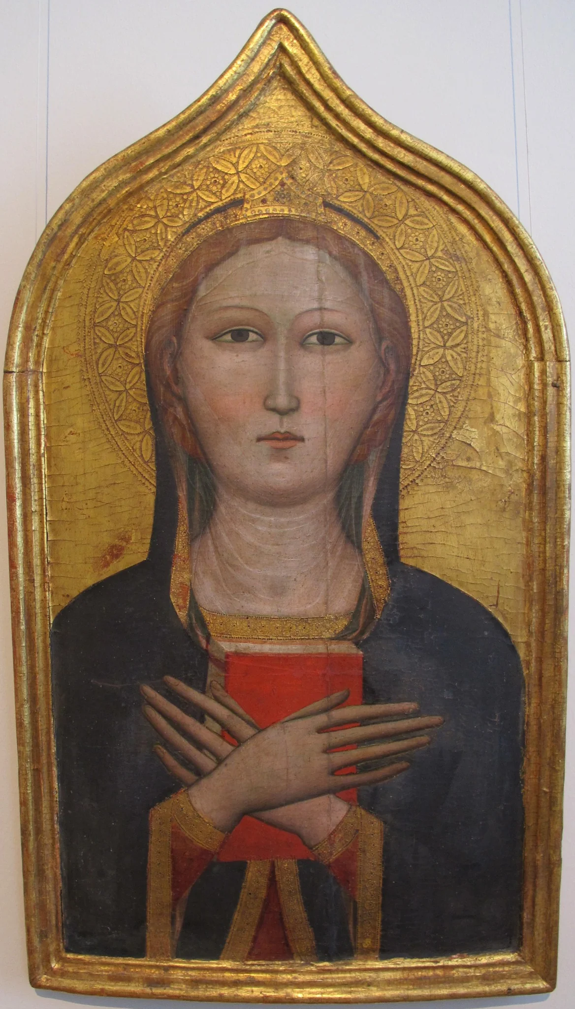 Virgin Annunciate, detail