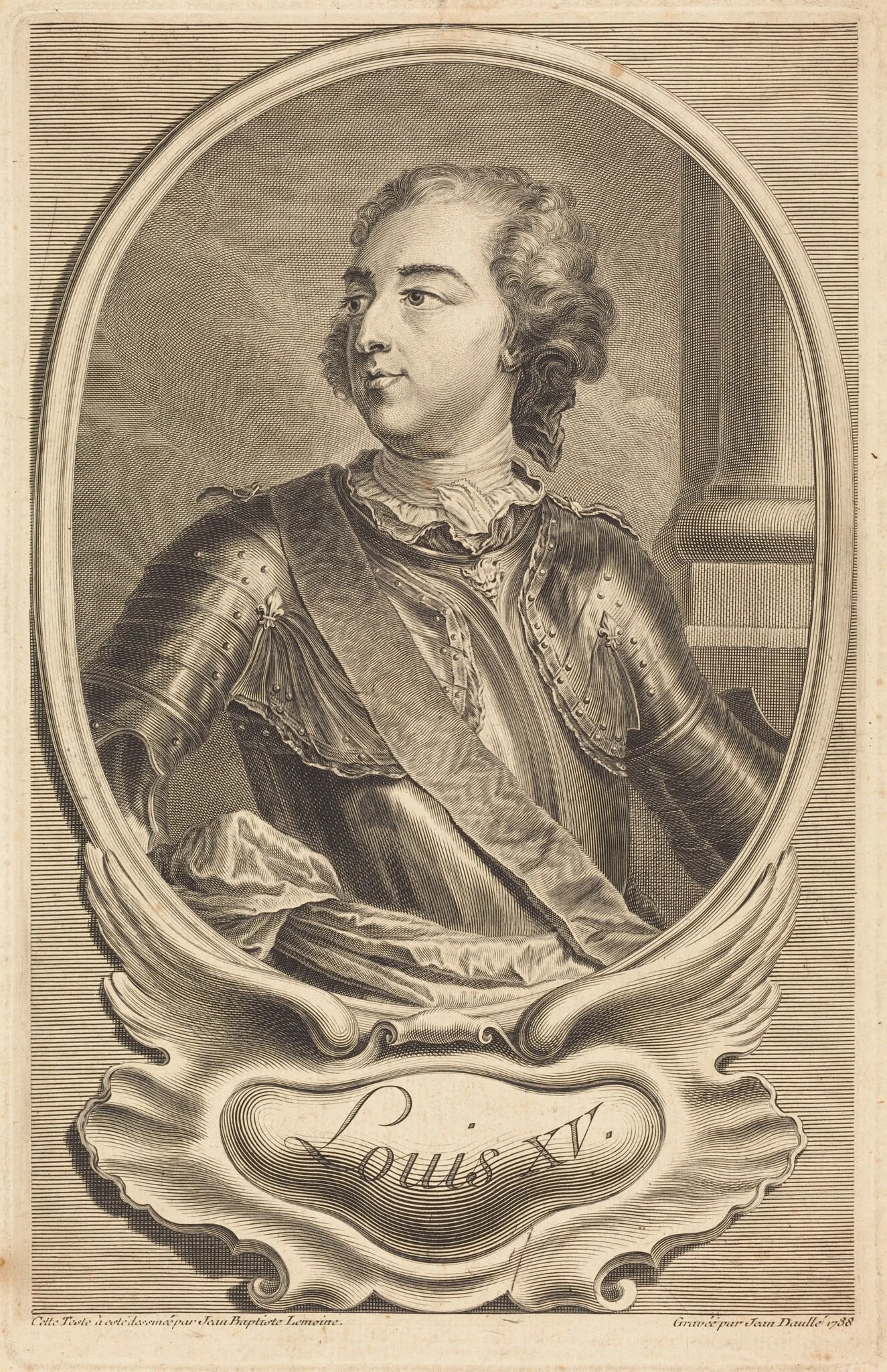 Louis XV, detail