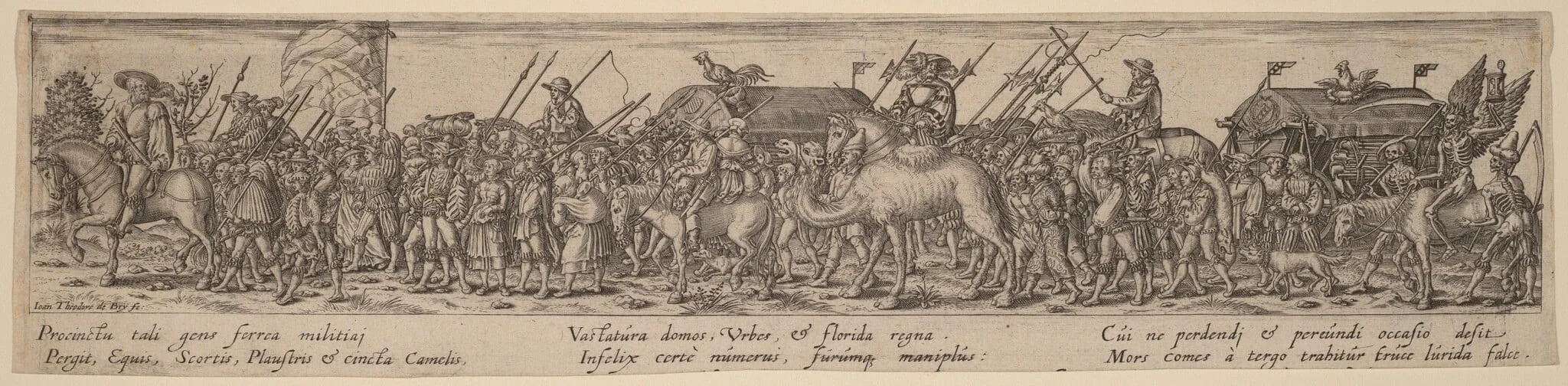 Army Train and Death, detail