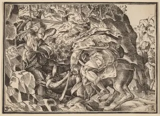 Christ Tells His Disciples of the Last Judgment, by Christoph Murer, ink, 1630