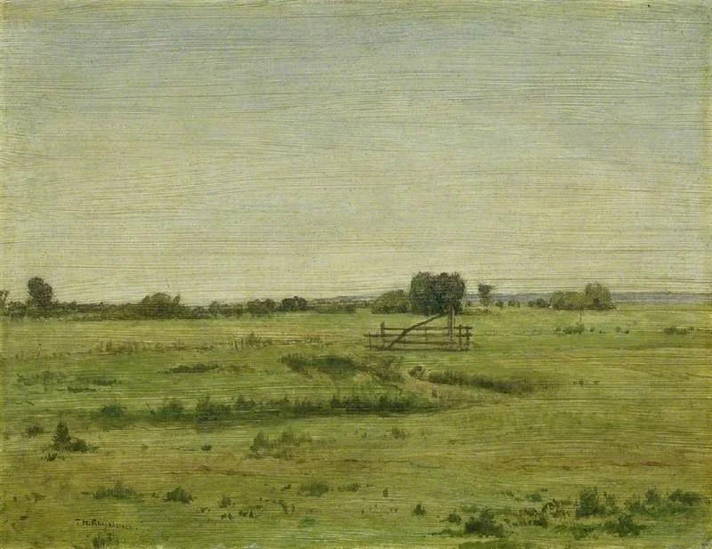 Le plaine de Chailly, detail
