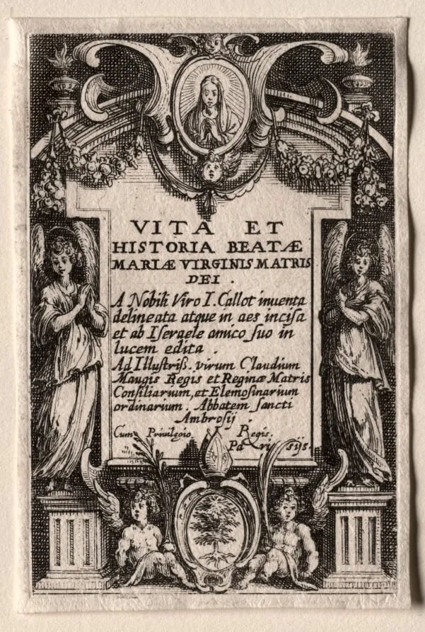 The Life of the Virgin: Frontispiece, detail