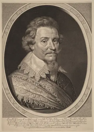 Ernest Casimir, Count of Nassau-Dietz, by Willem Jacobsz Delff, ink, 1628