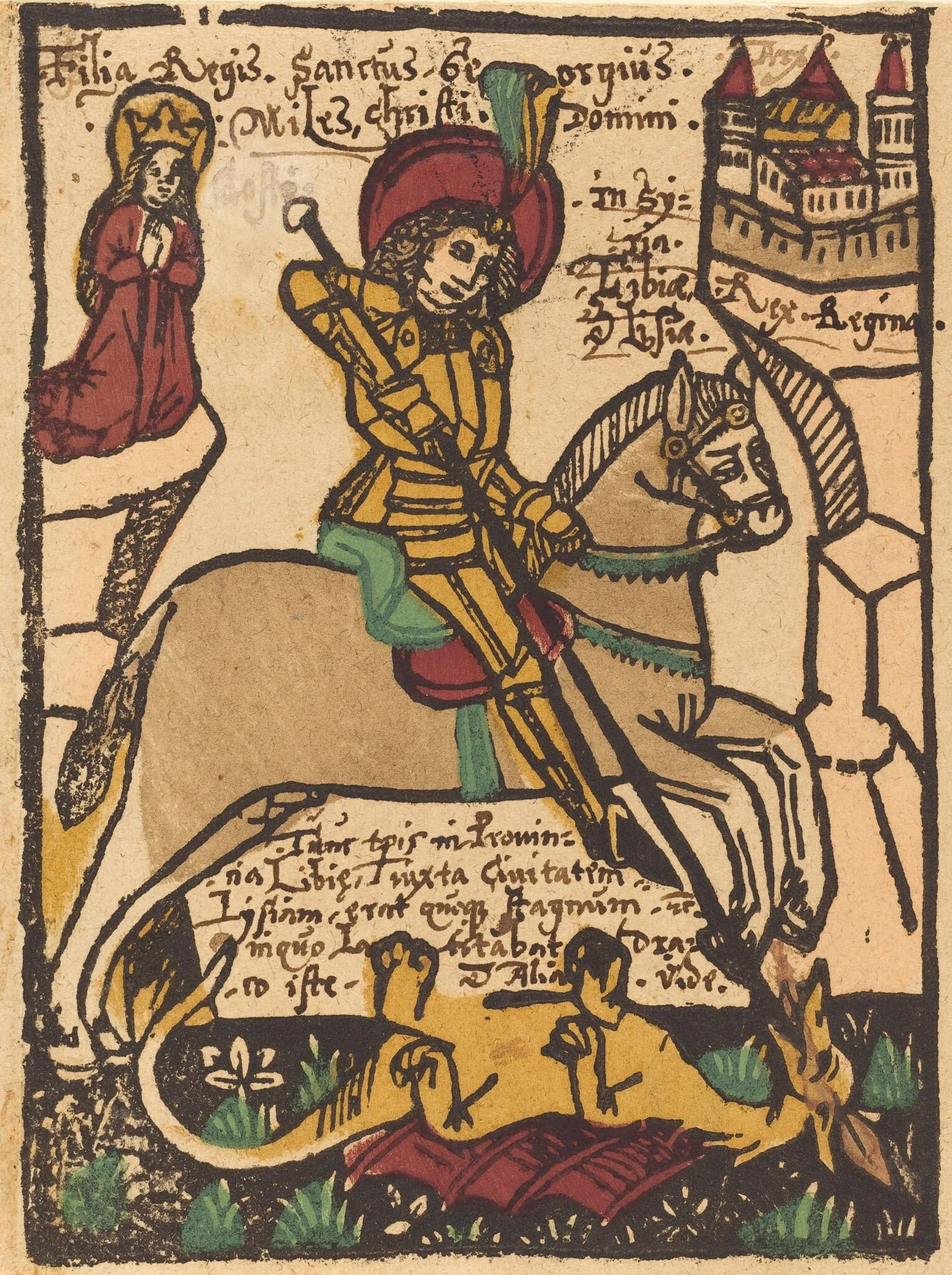 Saint George, detail