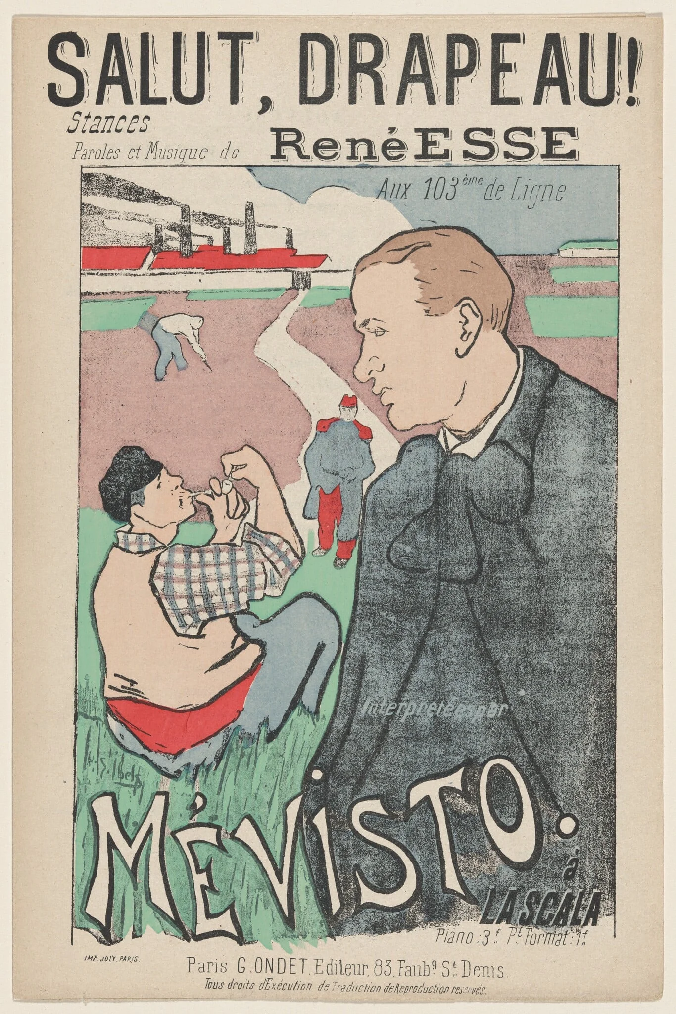 Salut, Drapeau!, detail