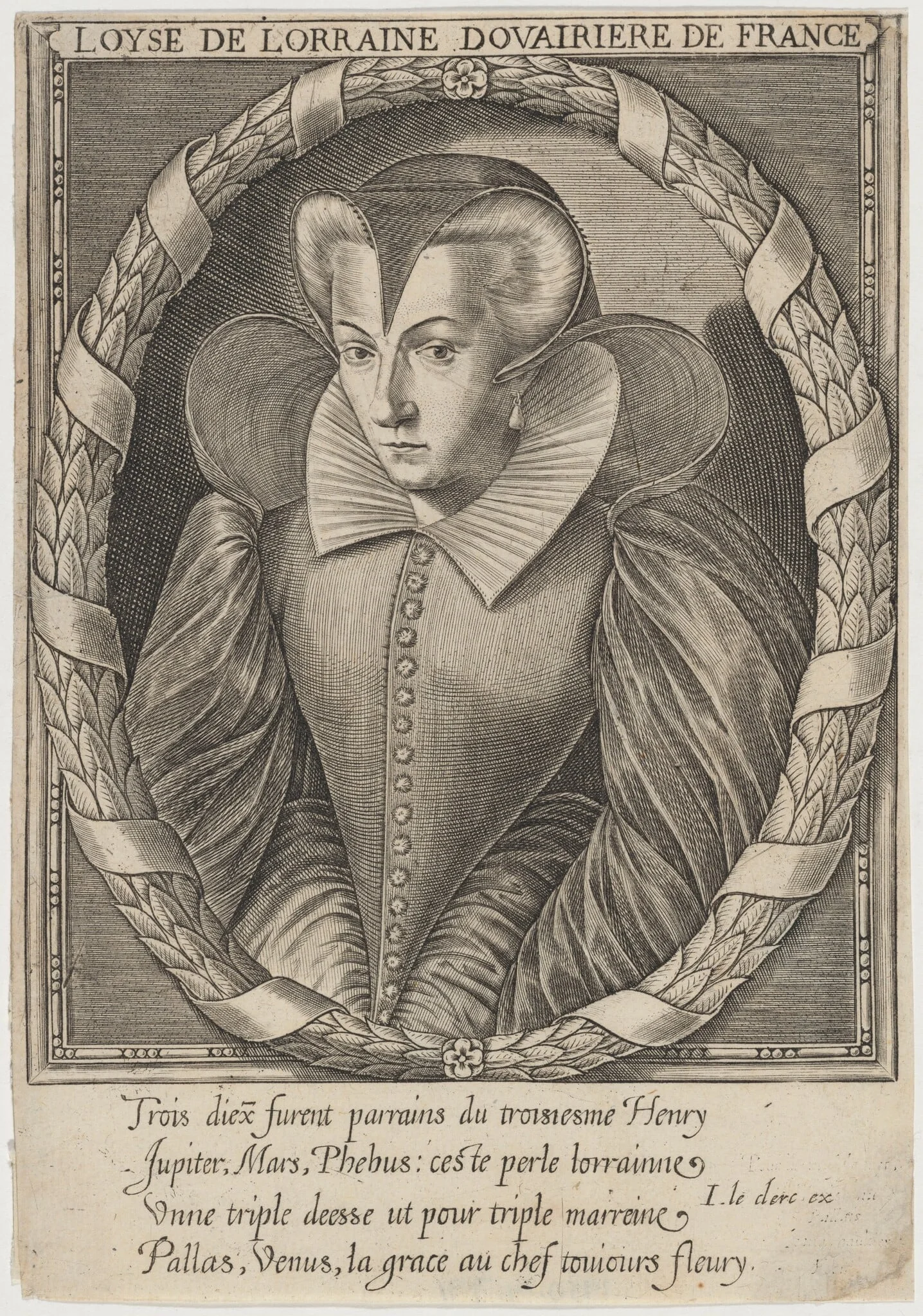 Louise de Lorraine, Wife of Henry III, detail