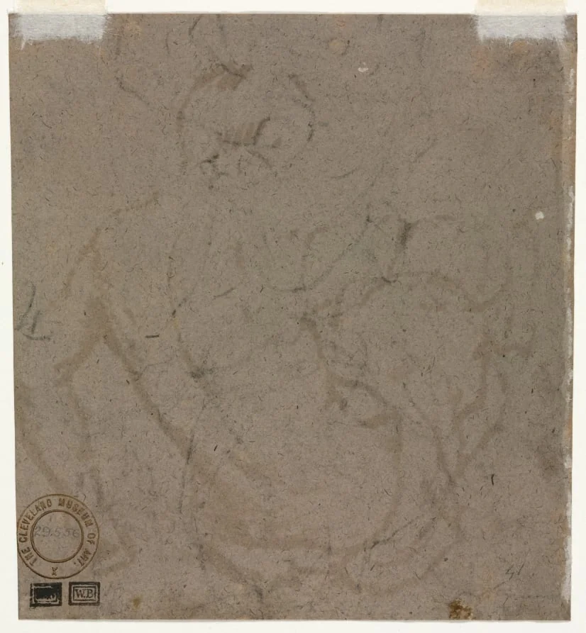 Sketch (verso), detail