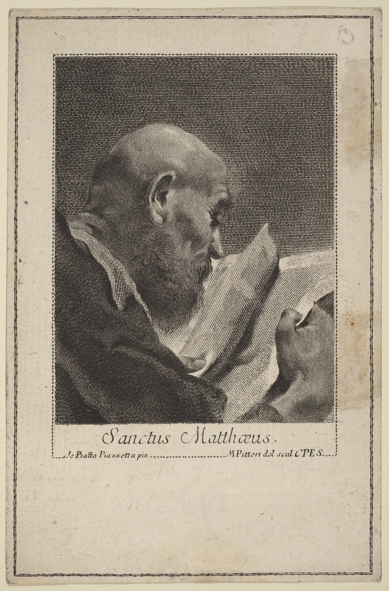 Sanctus Matteaus, detail