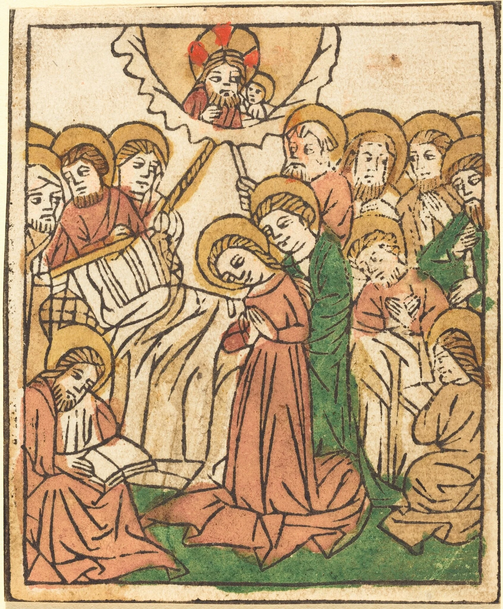 The Death of the Virgin, detail
