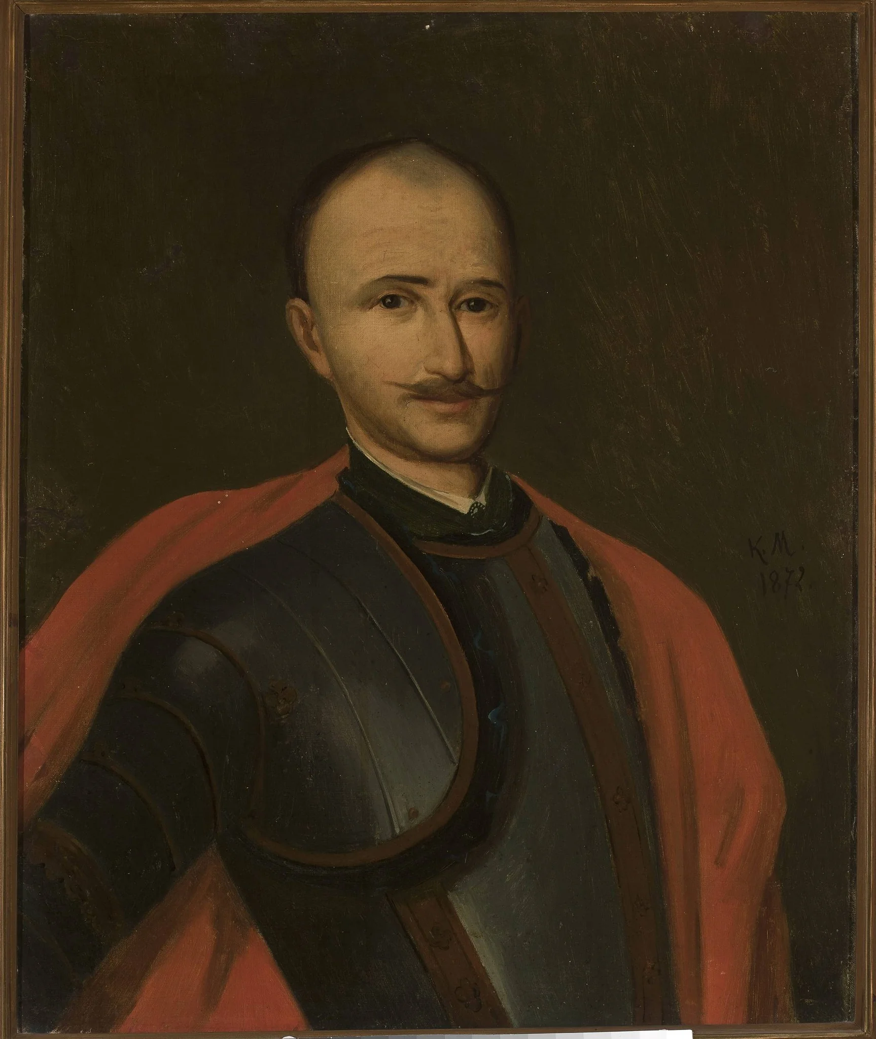 Portrait of Antoni Boniecki, sub-judge in the region of Chełm, detail
