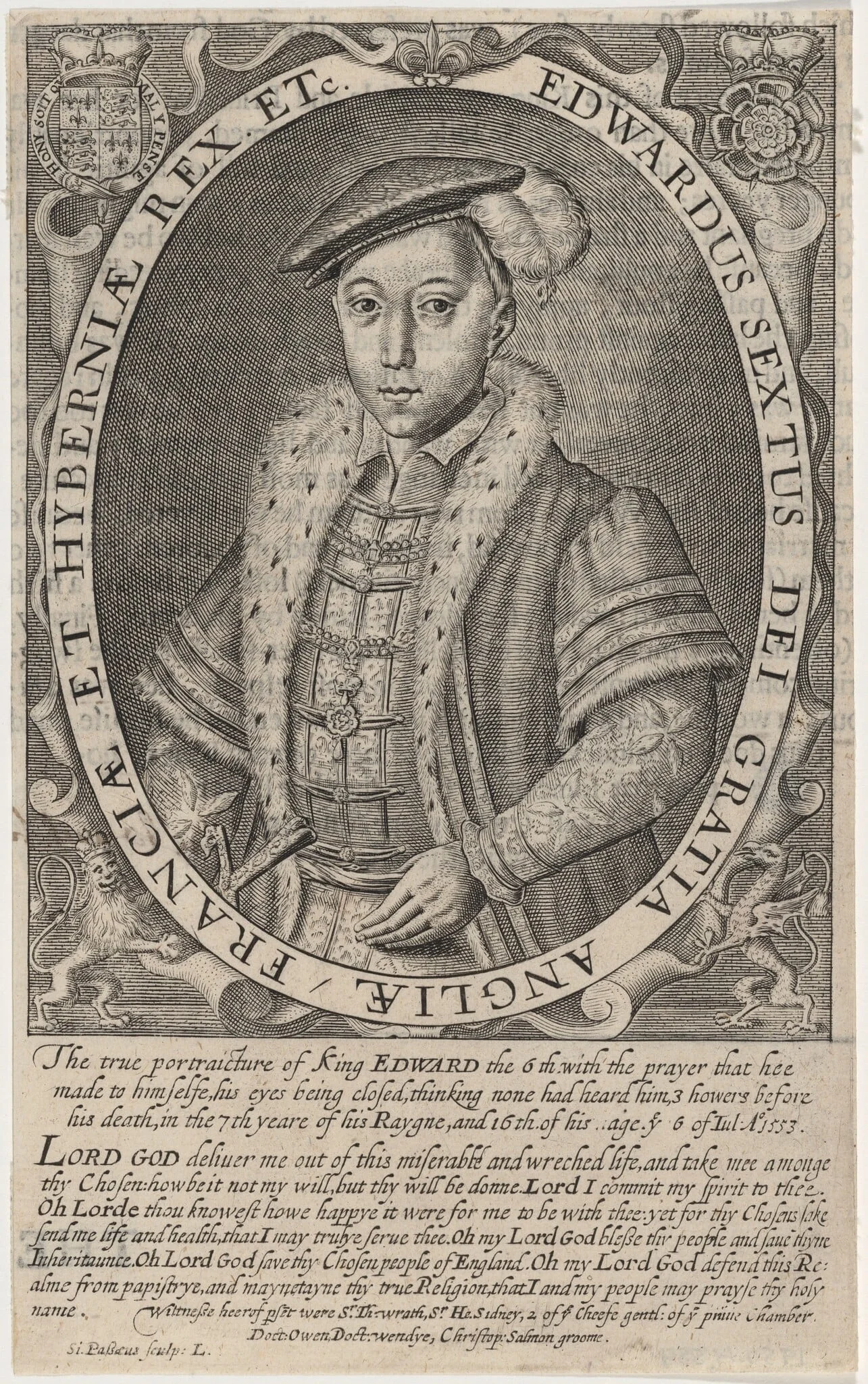 Edward VI, detail
