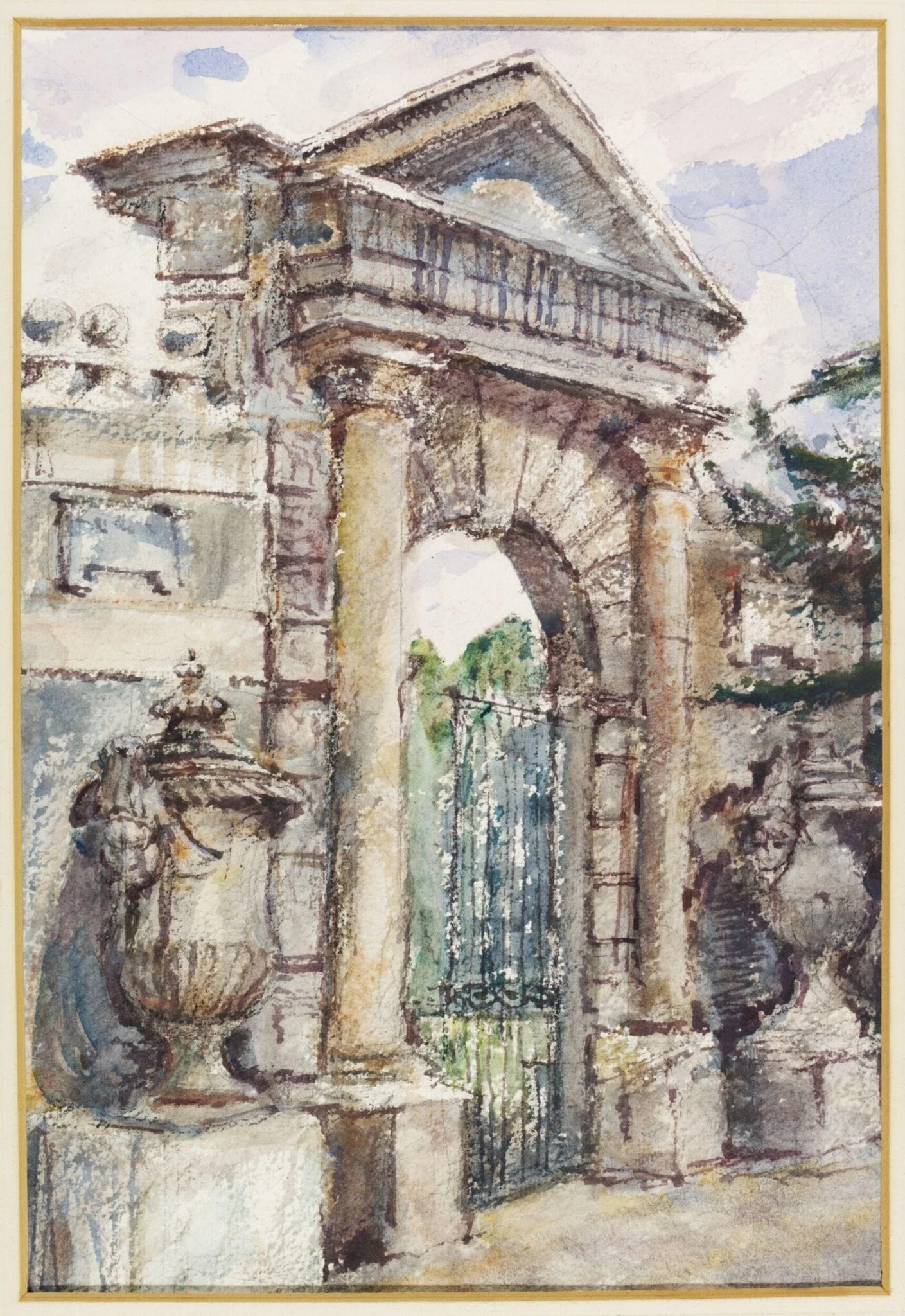 The Inigo Jones Gate, Chiswick House, detail