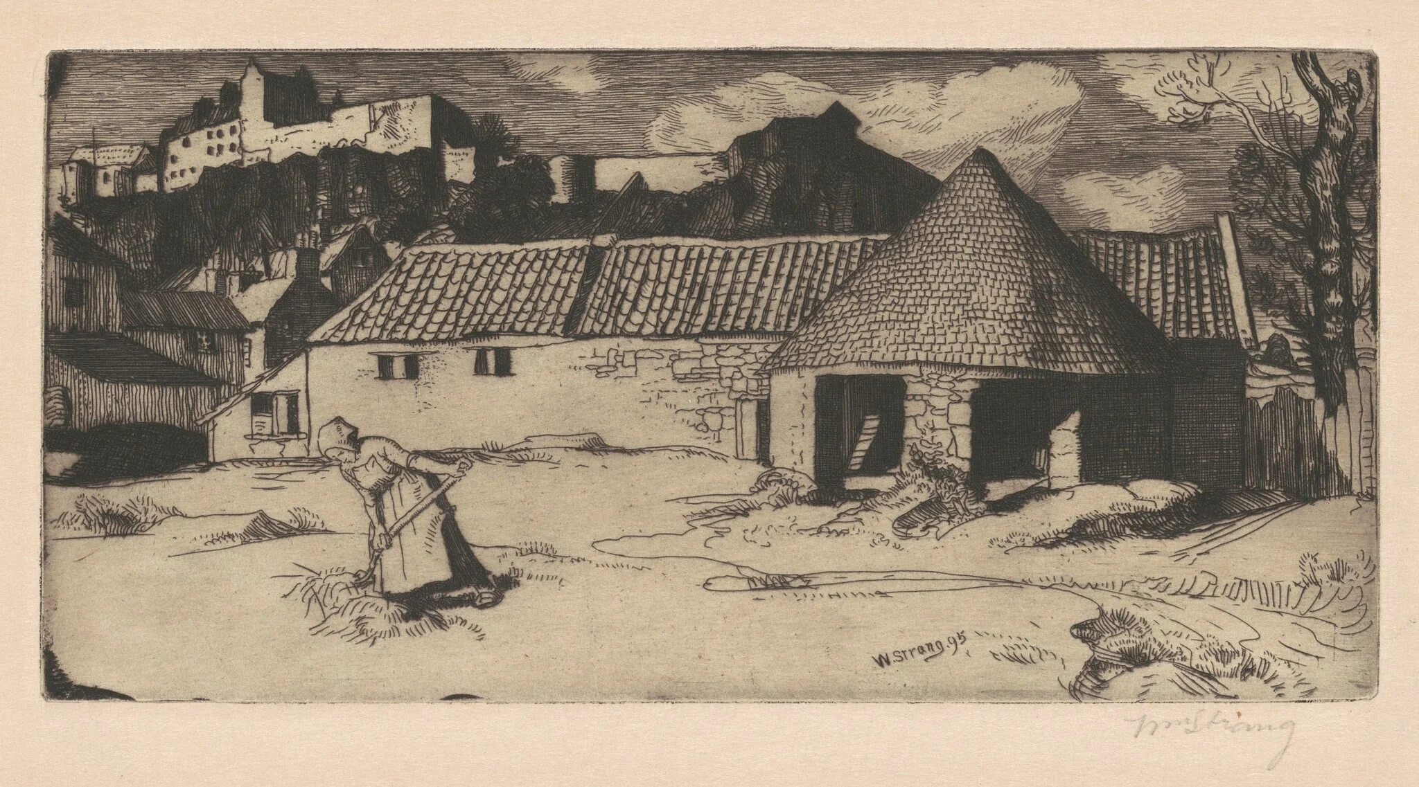The Farm Yard, detail