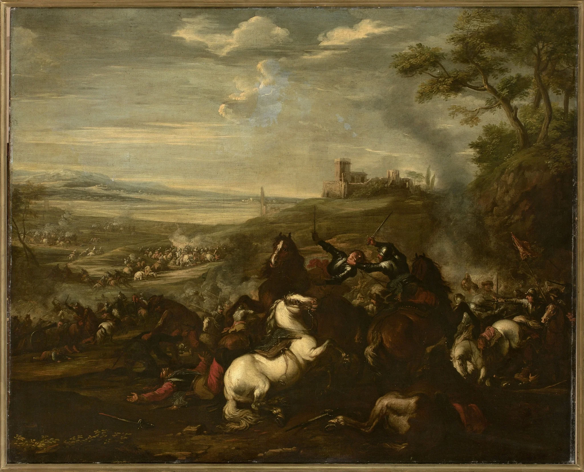 A battle scene, detail