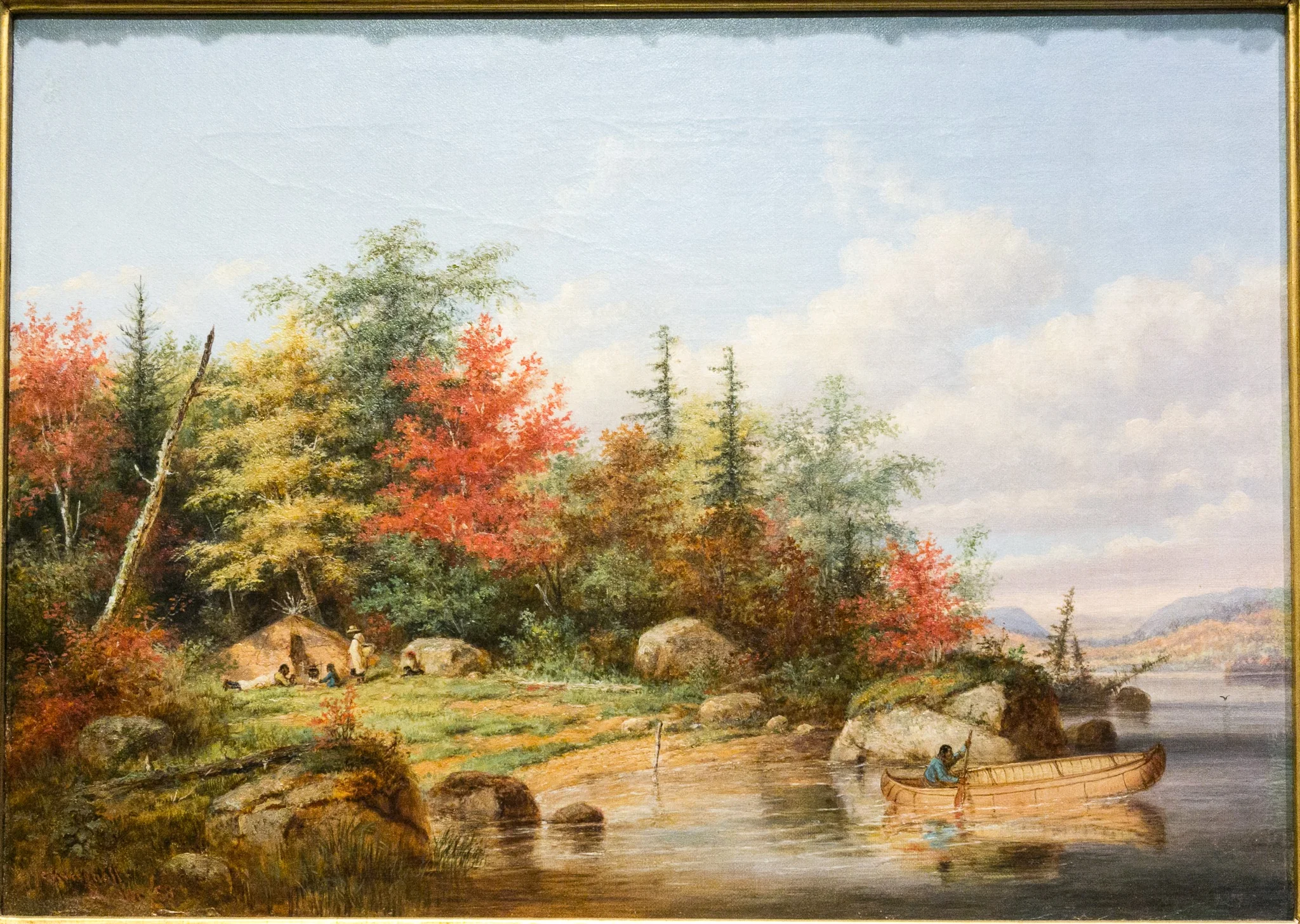Autumn Landscape, detail