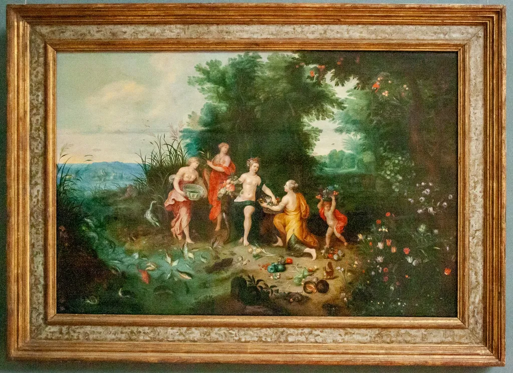Allégorie de l'abondance, by Jan Brueghel the Younger, oil