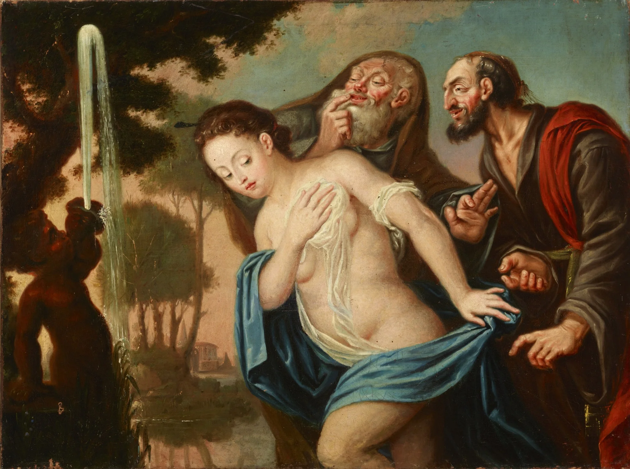 Susanna and the Elders, detail